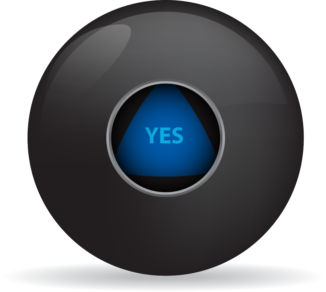 Magic 8 Ball - Yes Snowboards (1373x1232), Png Download