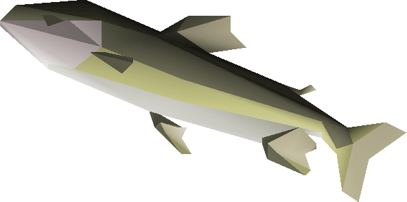 Leaping Trout Is A Fish Which Requires 48 Fishing, - Leaping Trout Osrs (593x295), Png Download