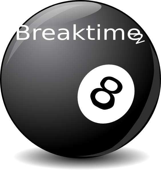 How To Set Use Breaktime Logo 8ball Clipart - Portable Network Graphics (564x597), Png Download