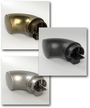 A Handrail That Makes Complying With Building Code - Rear-view Mirror (400x400), Png Download