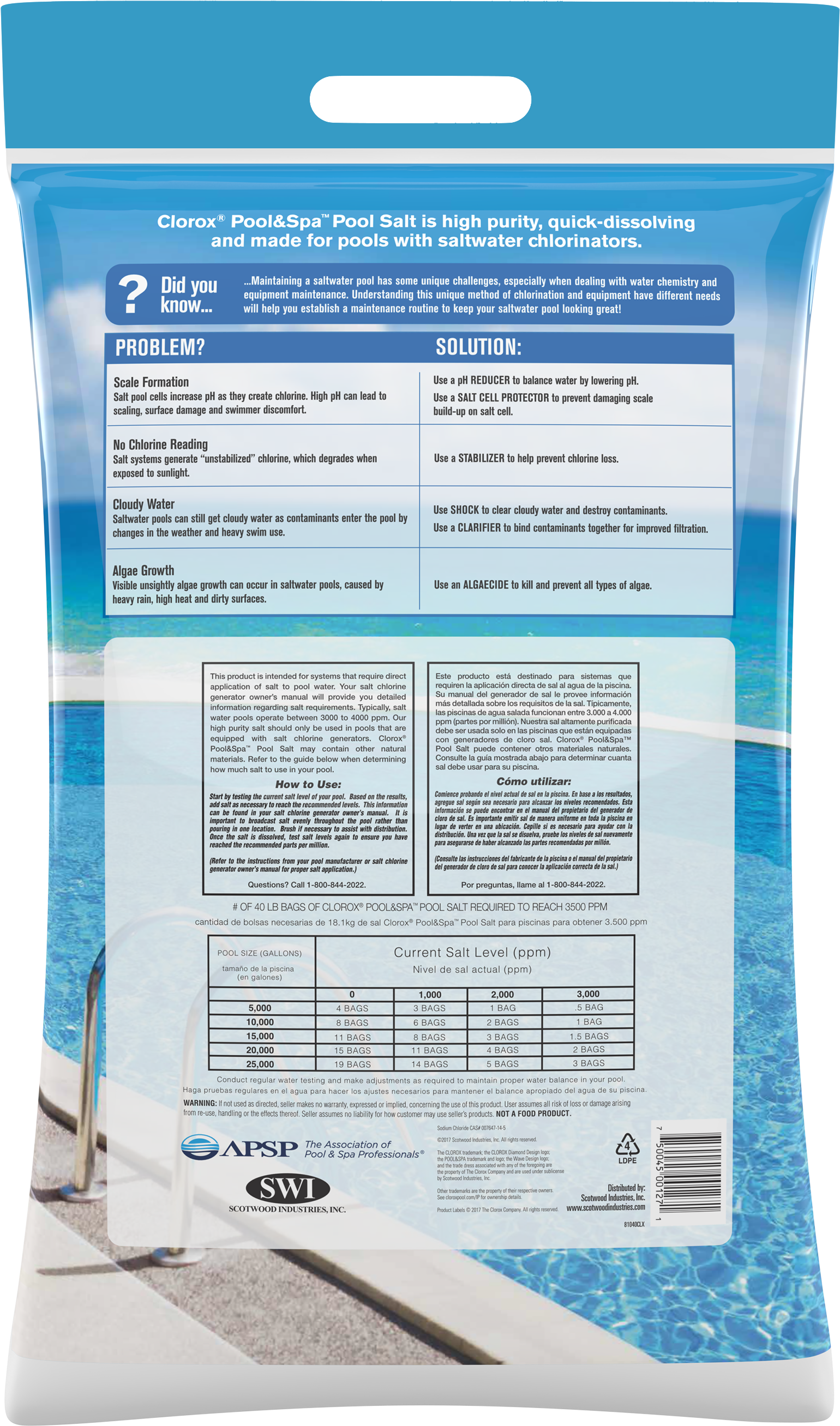 Clorox Pool Salt (3000x3000), Png Download