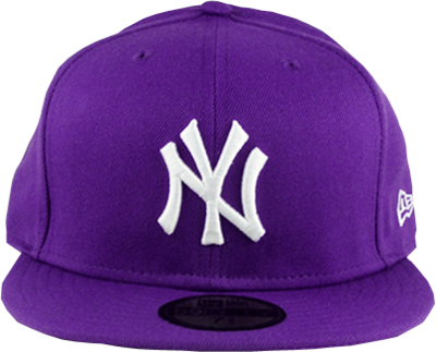 Purple Ny Hat Psd - New York Yankees Floral Hat (400x323), Png Download