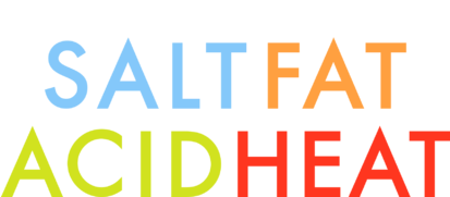 Salt Fat Acid Heat - Salt Fat Acid Heat Netflix (800x180), Png Download