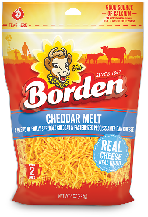 Finely Shredded Cheddar Melt Shreds - Monterey Jack Blend Cheese (486x715), Png Download