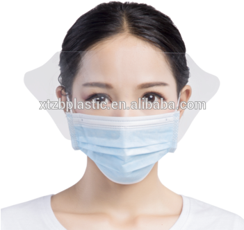 Disposable Surgical Mask With Transparent Anti Fog - Mask (350x350), Png Download