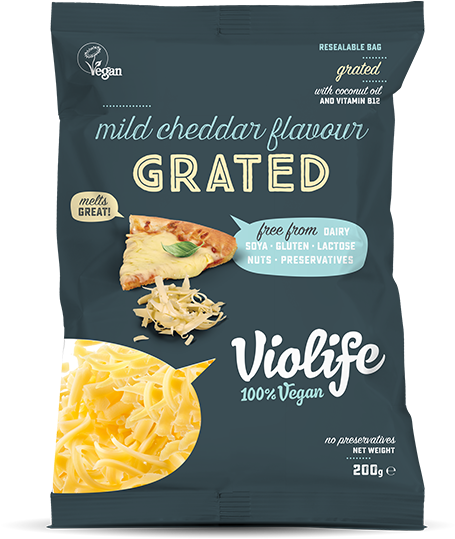 Violife Grated Cheese (500x550), Png Download