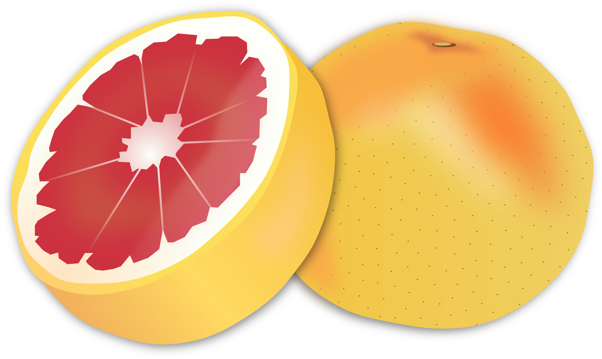 28 Best Lemon, Lime And Grapefruit Illustrations Images - Grapefruit Clipart (2400x1524), Png Download