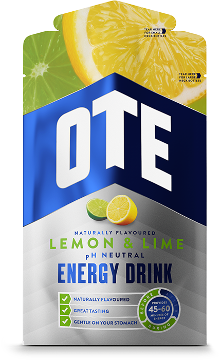 Lemon & Lime Energy Drink Sachet - Ote Energy Drink 14x 43g: Lemon & Lime (496x800), Png Download