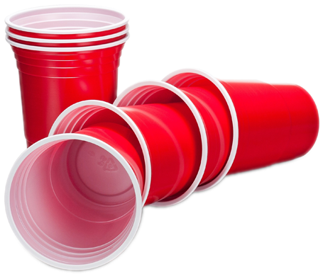 Puodeliai Jau Lietuvoje - Red Solo Cups Transparent (1080x420), Png Download