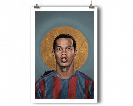 Icons, Ronaldinho - Sportler & Sportlerinnen Fußball Bilder Auf Leinwand (458x458), Png Download