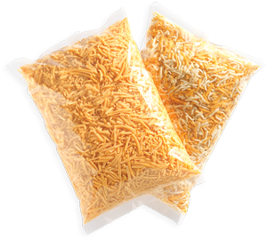 Bulk Shredded Cheese Packaging - Grated Cheese (480x270), Png Download