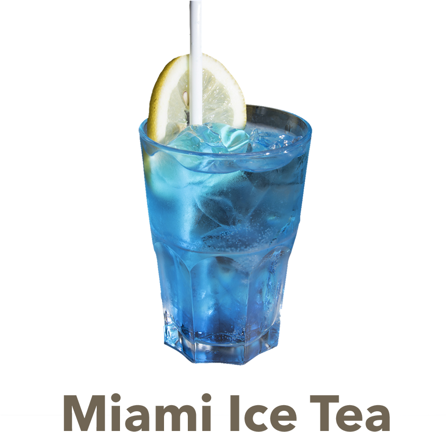 The Miami Vice Drink Is Quite Popular In Cancun And - Blue Lagoon (880x880), Png Download