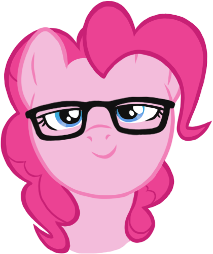 Earth Pony, Female, Glasses, Hipster, Looking At You, - Painting (499x555), Png Download