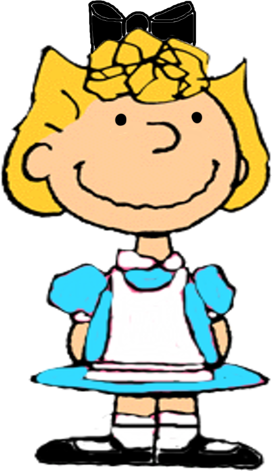 A Charlie Brown Christmas Special Turns - Sally From Charlie Brown (537x929), Png Download