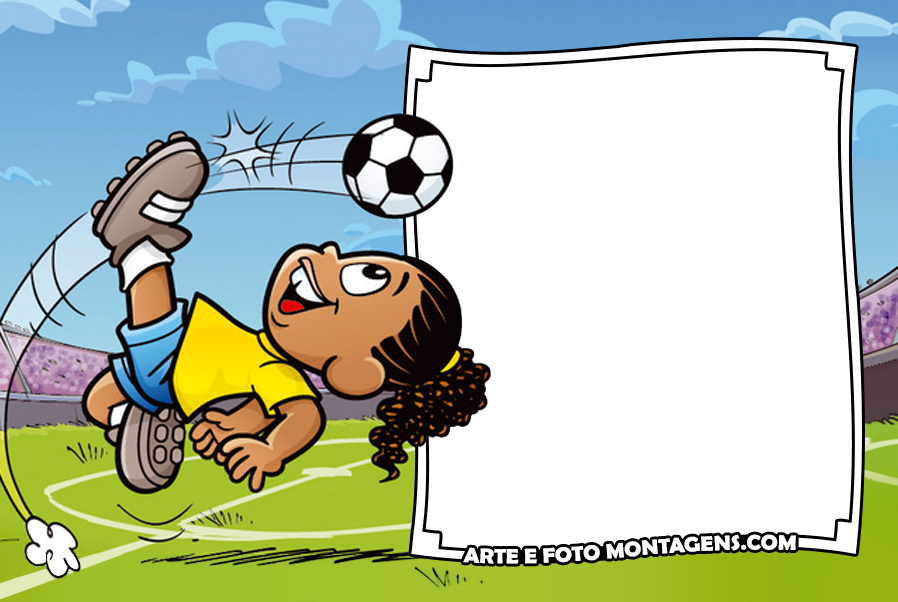 Montagem Para Fotos - Ronaldinho Gaucho Team (898x602), Png Download