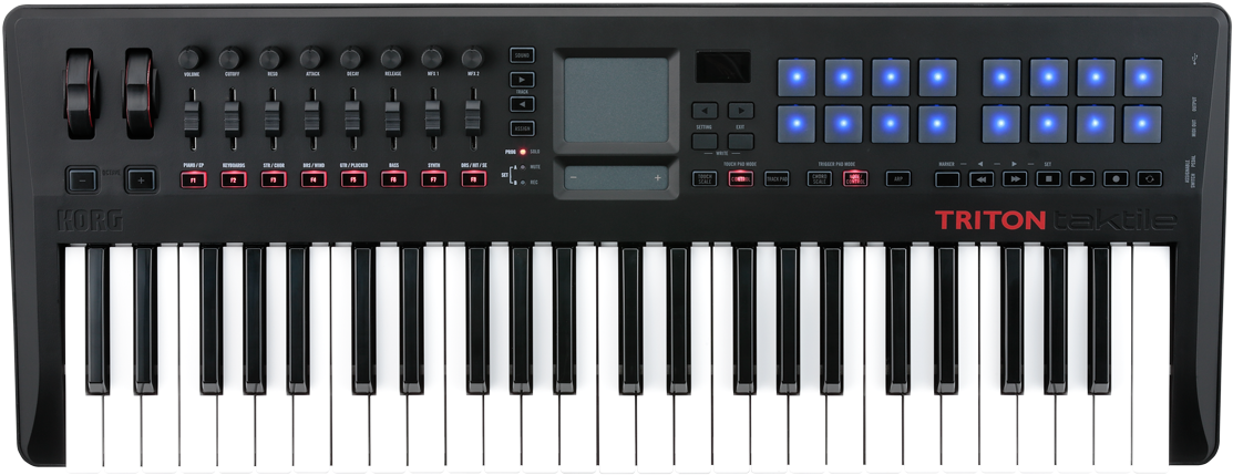 Top - Korg Triton Taktile 49-key Usb Controller (1200x600), Png Download