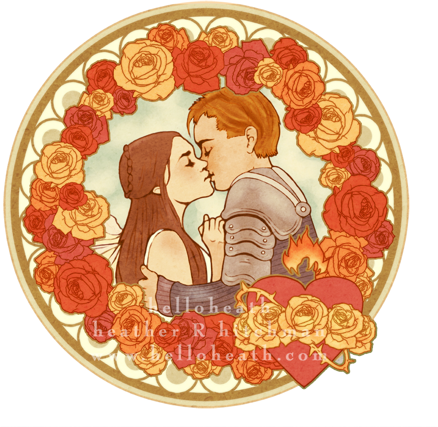 4 - 30 - - Romeo And Juliet (1008x882), Png Download