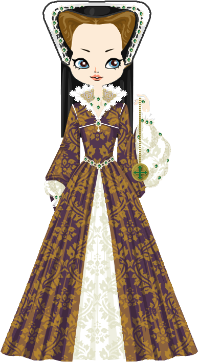Romeo And Juliet's Costume From The Franco Zeffirelli's - Bloody Mary Tudor Cartoon (410x736), Png Download