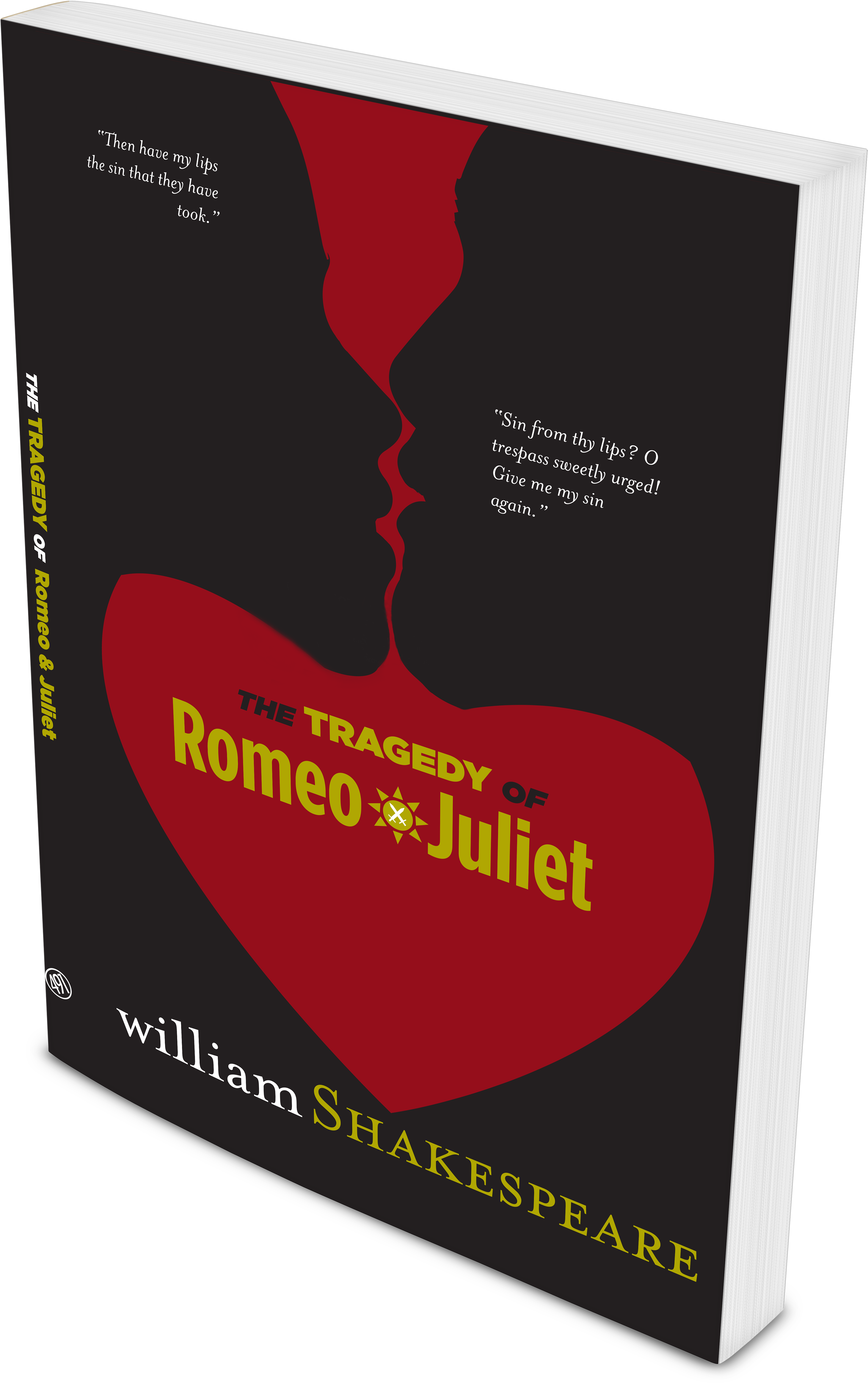 Romeo & Juliet Book Cover - Graphic Design (3840x5189), Png Download