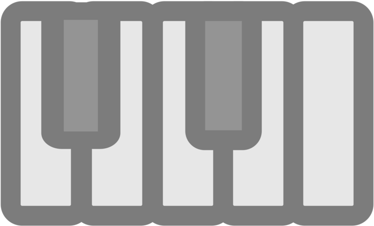 Piano Computer Icons Musical Keyboard Sound Synthesizers - Icon (750x750), Png Download