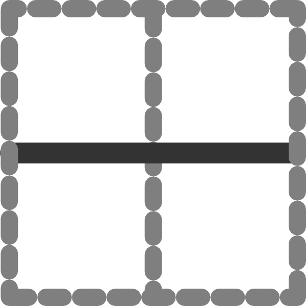 Border Horizontal Clip Art At Clker - Icon Bottom Border (600x599), Png Download