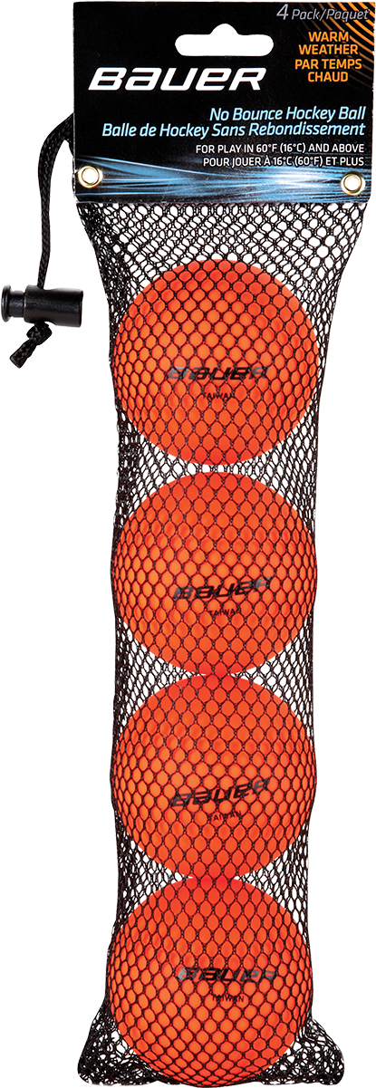 Street Warm Weather No Bounce Ball - Bauer Hockey (1110x1200), Png Download