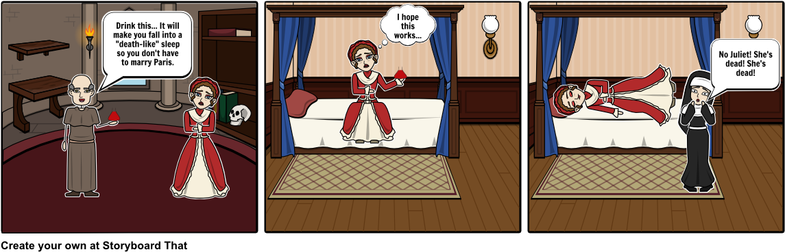 Romeo And Juliet Clipart Images - Romeo And Juliet Irony (1164x385), Png Download