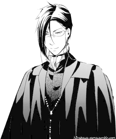 Return Inquire Bestow Memoir Theme - Sebastian Michaelis Manga Teacher (500x500), Png Download
