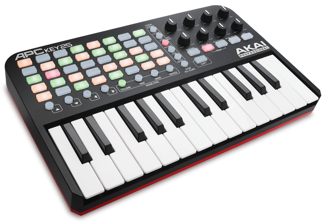 Akai Apc Mini Key 25 (1200x750), Png Download