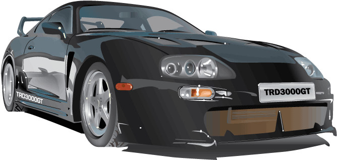 Toyota Supra - Supercar (792x612), Png Download