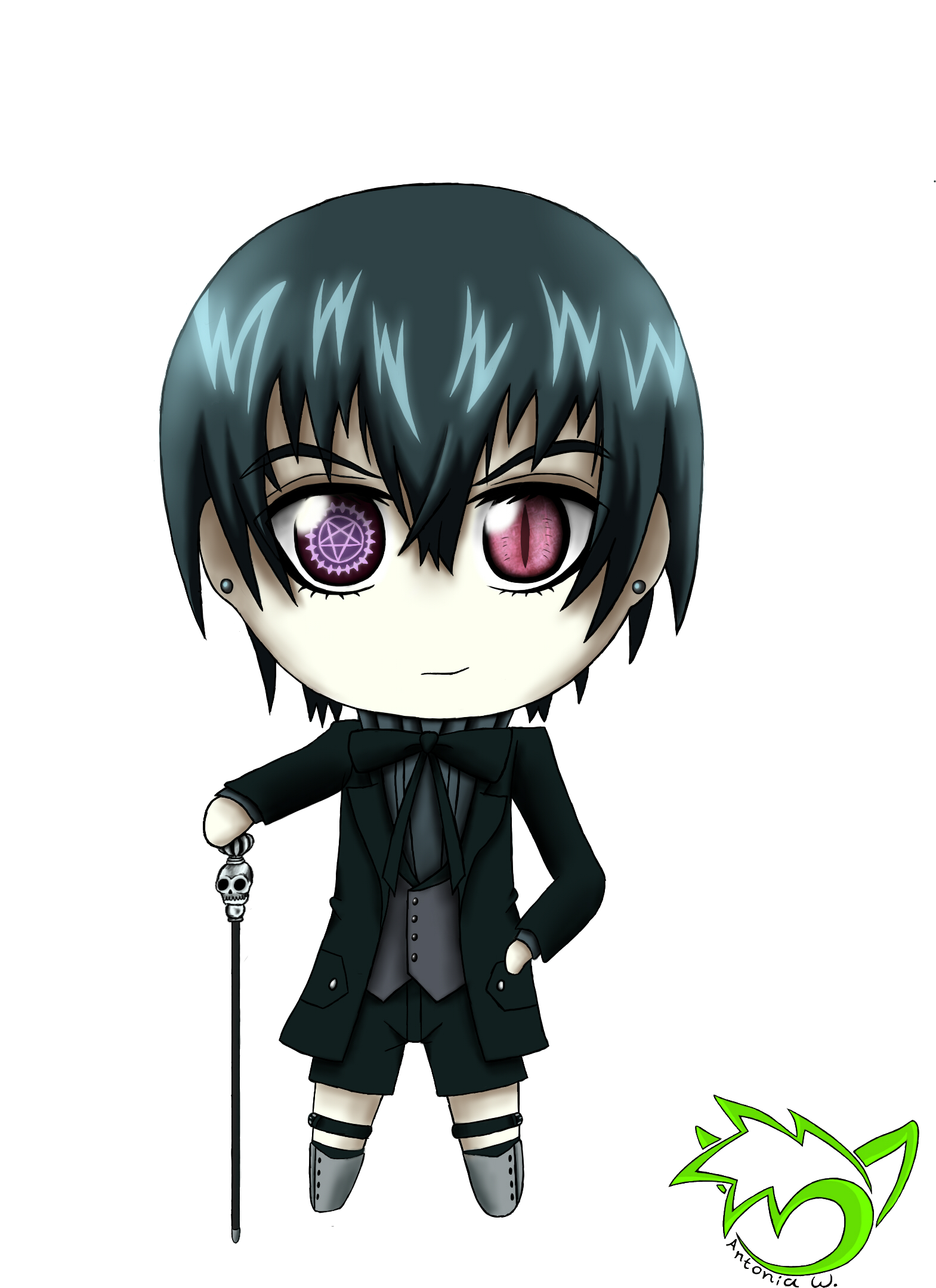 Free Download Black Butler Clipart Ciel Phantomhive - Ciel Phantomhive (1755x2200), Png Download