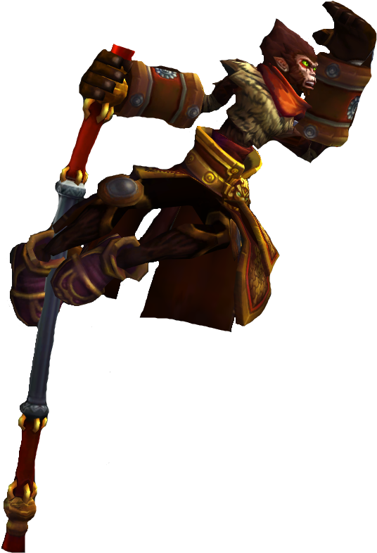 Wukong Render - League Of Legends Wukong Png (570x818), Png Download