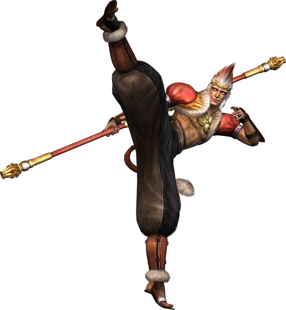 Sun Wukong Orochi Render - Dynasty Warriors Sun Wukong (922x1000), Png Download