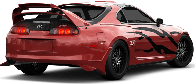 Toyota Supra Shot - Toyota Supra (683x296), Png Download