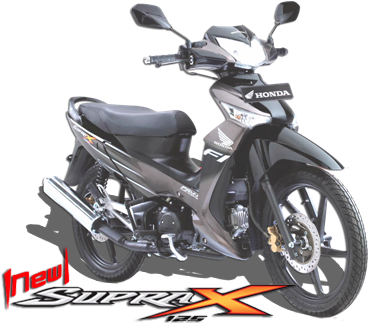 New Motor Honda, New Supra X - Honda Supra X 125 Cw (393x330), Png Download
