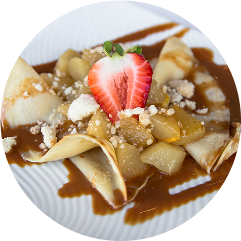 Crepas De Pera - Açaí Na Tigela (500x500), Png Download