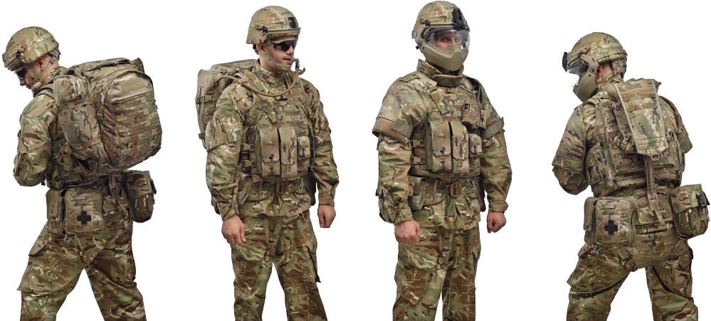 The Virtus Soldier System From Source - Virtus Plate Carrier (999x451), Png Download