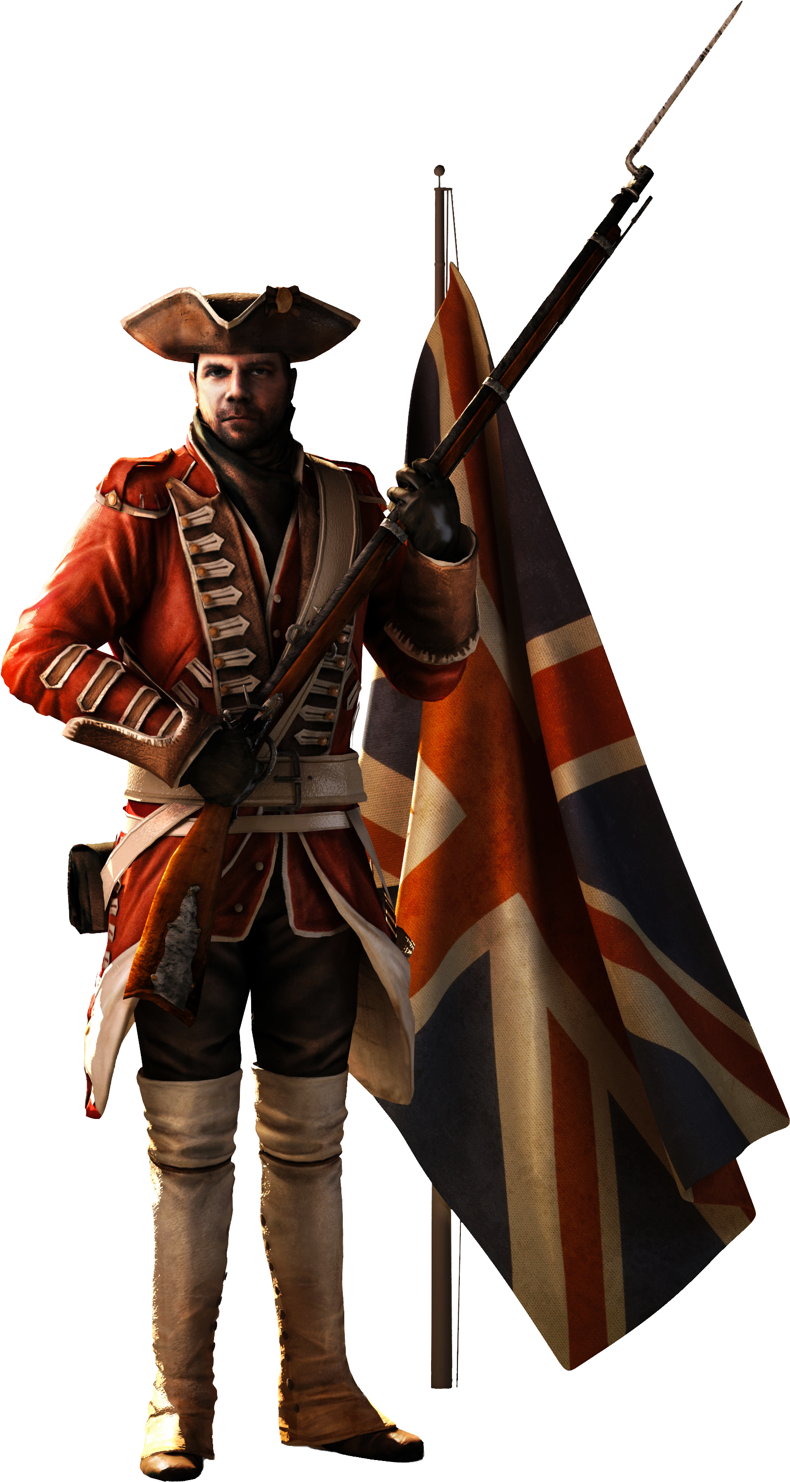 Villager British Red Regular Outfit in Assassin's Creed 3 Minecraft Mob Skin