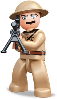 Sluban Wwii British Soldier M38-b0581i - Ww2 British Soldier Png (500x343), Png Download