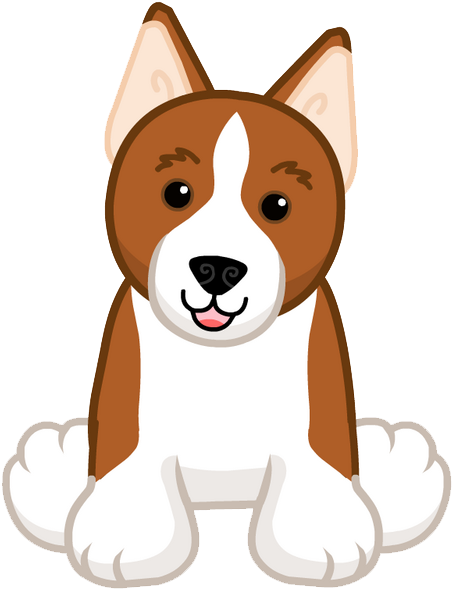 Welsh Corgi Dog Excited - Dog (524x600), Png Download