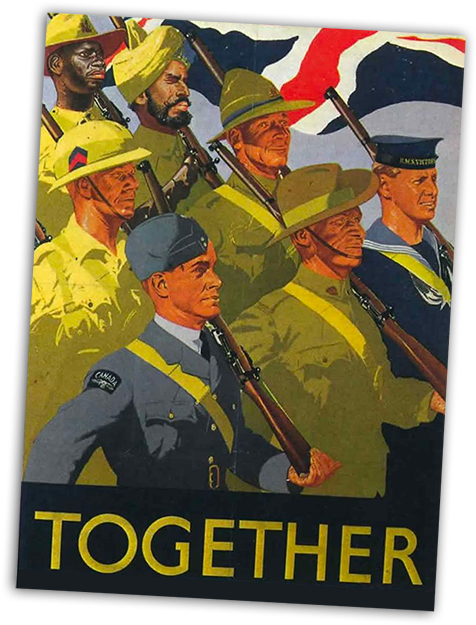 Full - British Empire Together Poster (500x666), Png Download