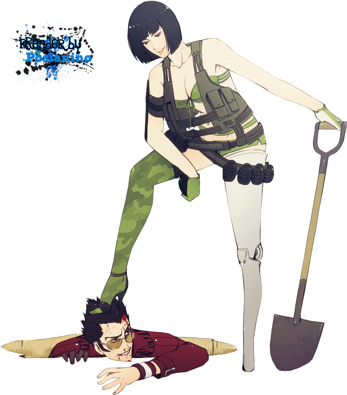 Original Picture - Http - //www - Zerochan - Net/1217063 - Holly Summer No More Heroes (700x801), Png Download