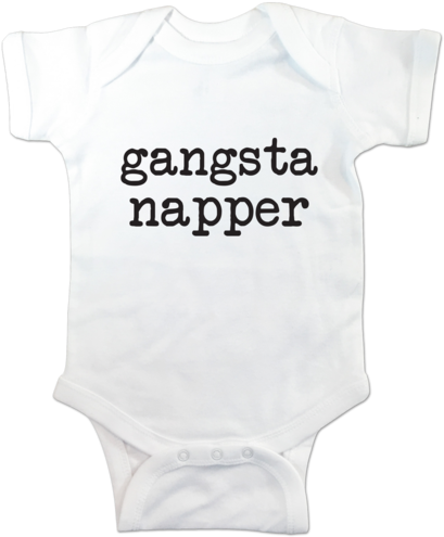 Gangsta Napper Onesie - Gangsta Napper Throw Blanket (480x600), Png Download