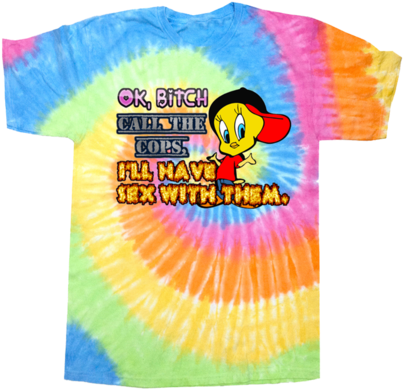 Call The Cops Tie Dye T Shirt - Tie Dye H1000b Youth Tie-dyed Tee - Eternity Swirl, (480x480), Png Download