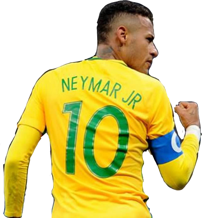 Worldcup Soccer Neymar Brazil Yellow Player Futbol⚽ - Brazil Vs Switzerland World Cup 2018 (648x701), Png Download