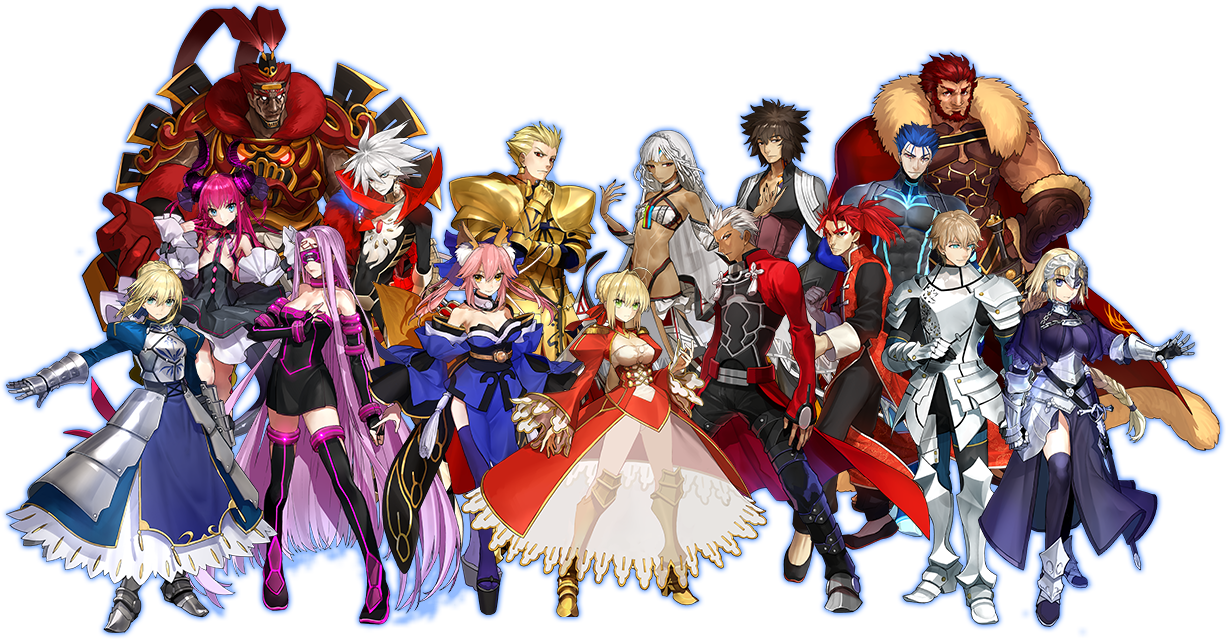 No News Yet On What Platform Or When Will Be The Release - Fate Extella All Servants (1226x639), Png Download
