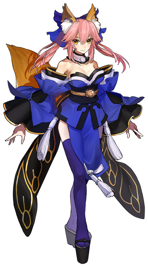 Img - 玉藻 の 前 Fate (500x902), Png Download