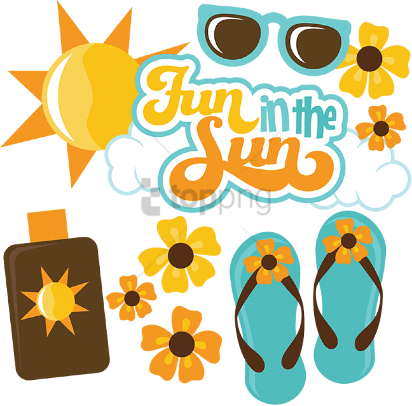 Download Download Fun In The Sun Svg Scrapbook Files Summer Svg Files Fun In The Sun Free Png Image With No Background Pngkey Com