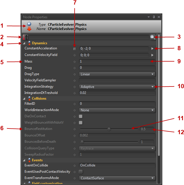 Popcornfx Particle Editor Node Properties - Particle (652x652), Png Download