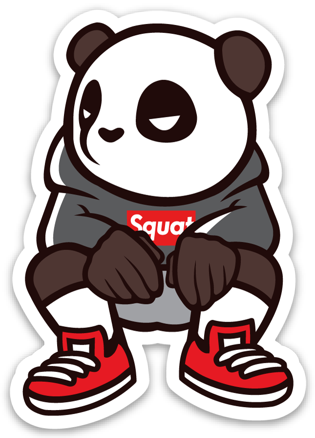 Image Of Pando The Squat God Sticker - Squat (645x895), Png Download